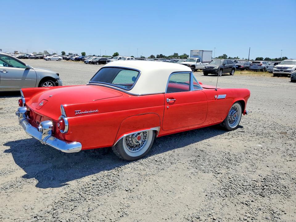 54522246 :رقم المزاد ، P5FH184860 vin ، 1955 Ford Thunderbird مزاد بيع