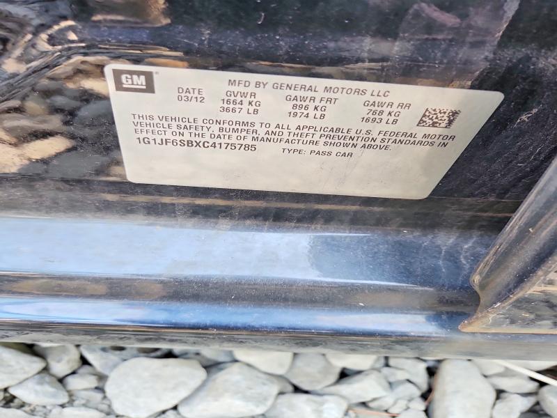 53763646 :رقم المزاد ، 1G1JF6SBXC4175785 vin ، 2012 Chevrolet Sonic مزاد بيع