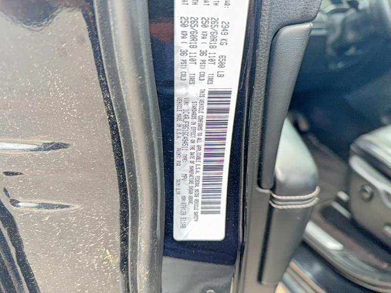 2016 Jeep Grand Cherokee მანქანა იყიდება აუქციონზე, vin: 1C4RJFBG1GC494511, აუქციონის ნომერი: 53393476