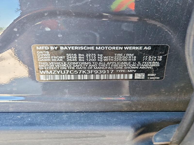 Продажа на аукционе авто 2019 Mini Cooper, vin: WMZYU7C57K3F93917, номер лота: 53711536