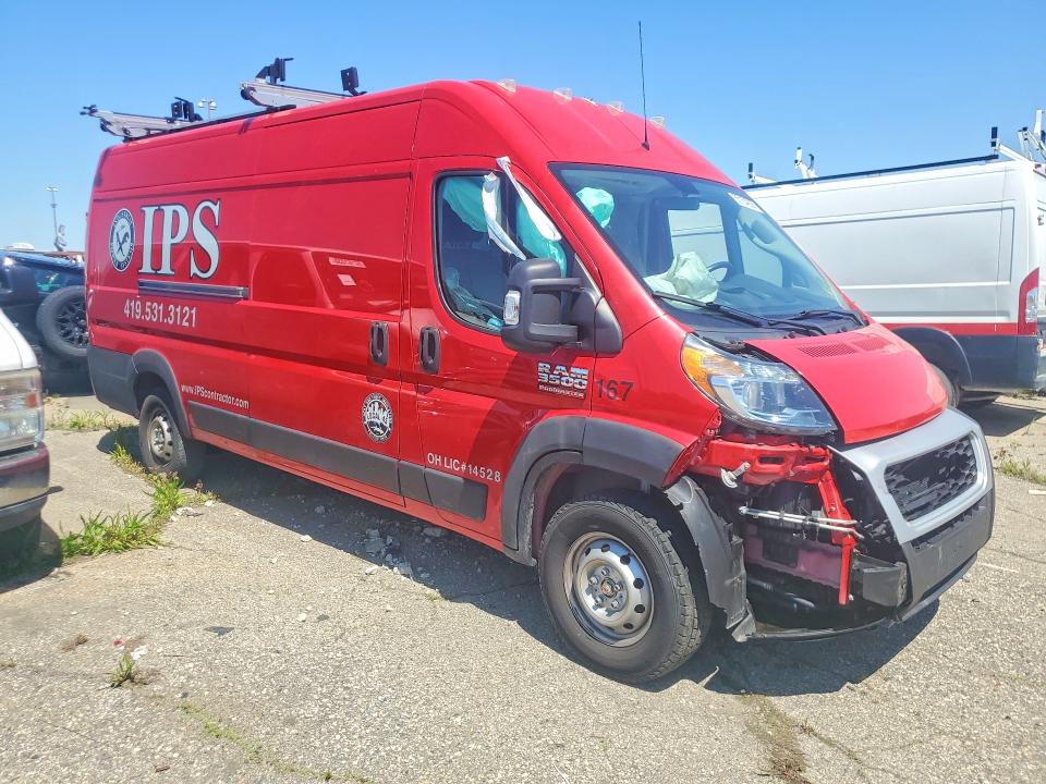 2021 Ram Promaster 3500 მანქანა იყიდება აუქციონზე, vin: 3C6MRVJG1ME551087, აუქციონის ნომერი: 55154226
