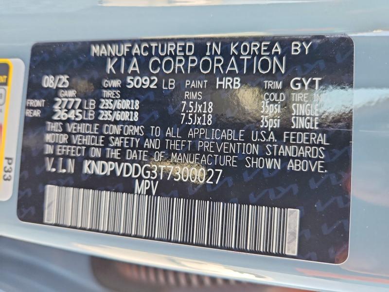 Aukcja sprzedaży 2026 Kia Sportage Hybrid, vin: KNDPVDDG3T7300027, numer aukcji: 52563986