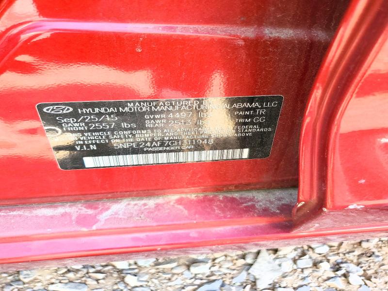 Продаж на аукціоні авто 2016 Hyundai Sonata, vin: 5NPE24AF7GH311948, номер лоту: 53919146