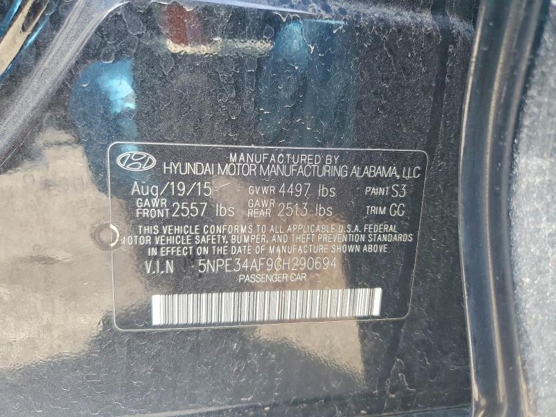 Продаж на аукціоні авто 2016 Hyundai Sonata, vin: 5NPE34AF9GH290694, номер лоту: 55077286