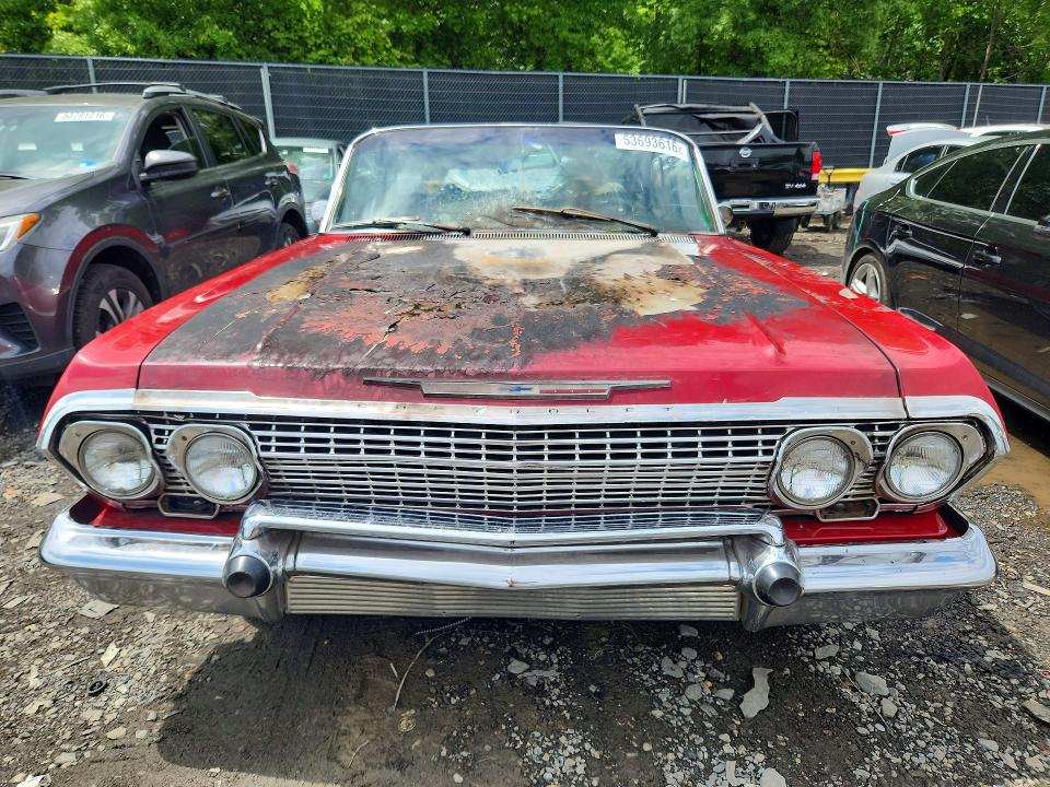 1963 Chevrolet Impala მანქანა იყიდება აუქციონზე, vin: 31867B183982, აუქციონის ნომერი: 53693616