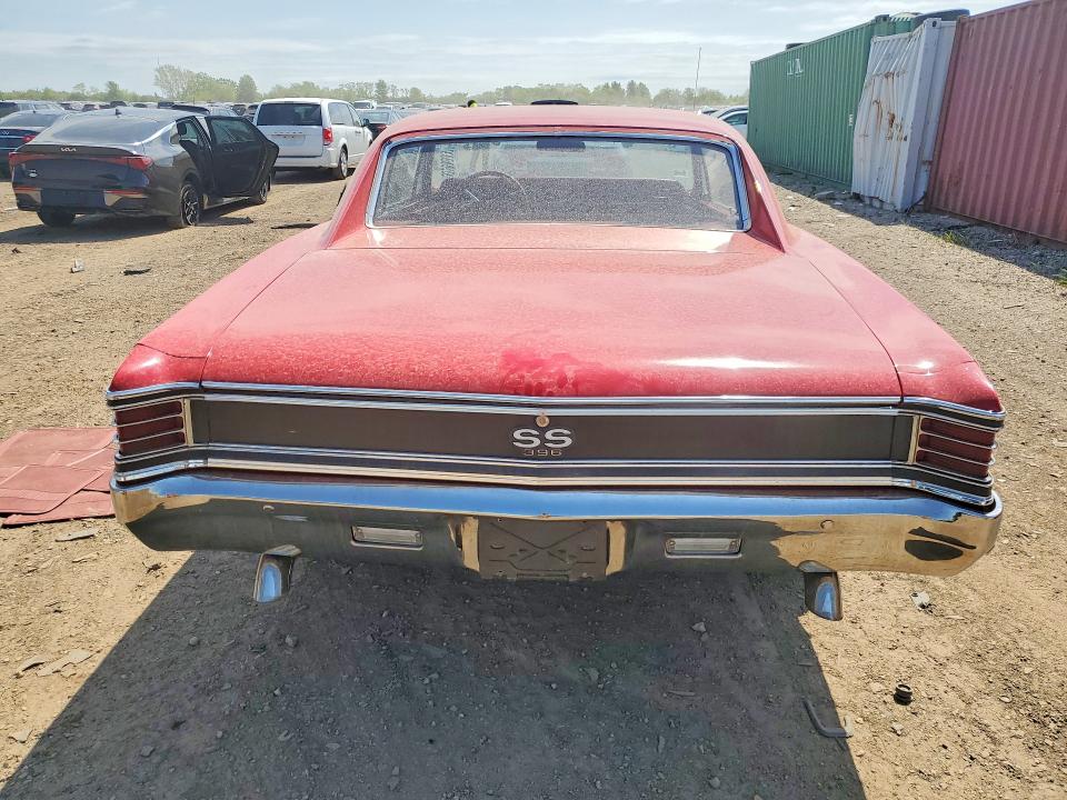 53696676 :رقم المزاد ، 138177A181675 vin ، 1967 Chevrolet Chevelle Ss 396 مزاد بيع