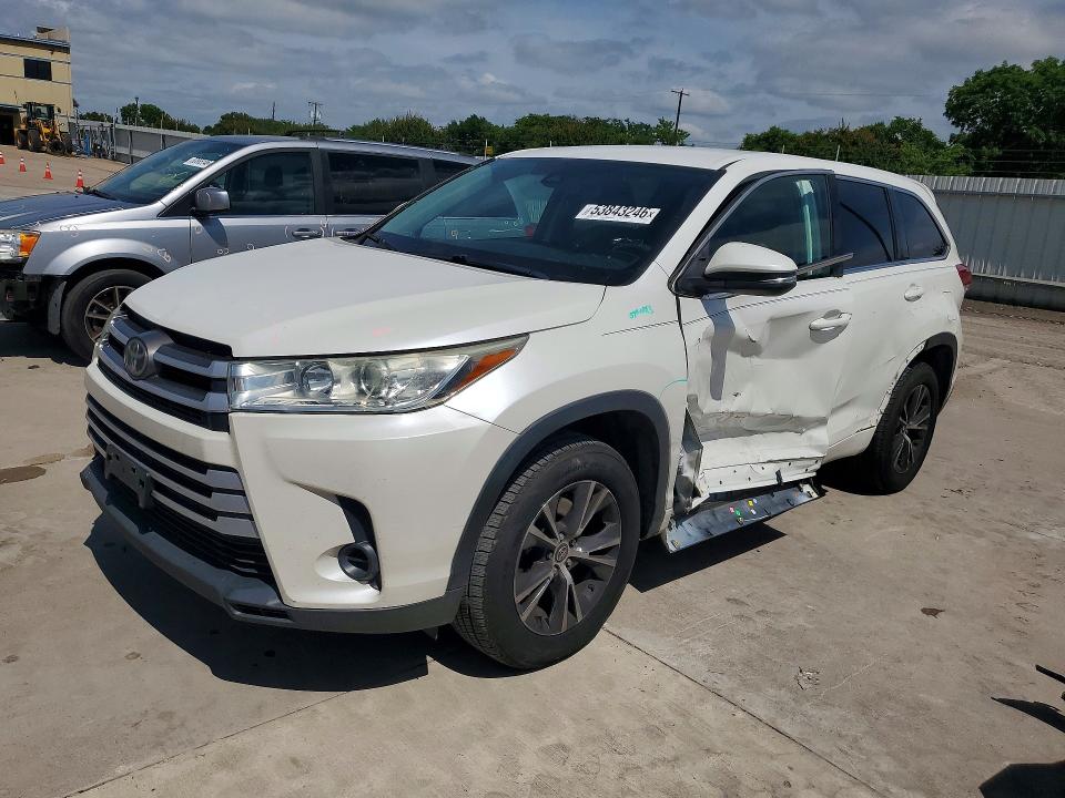 2018 Toyota Highlander მანქანა იყიდება აუქციონზე, vin: 5TDZARFH2JS033604, აუქციონის ნომერი: 53843246