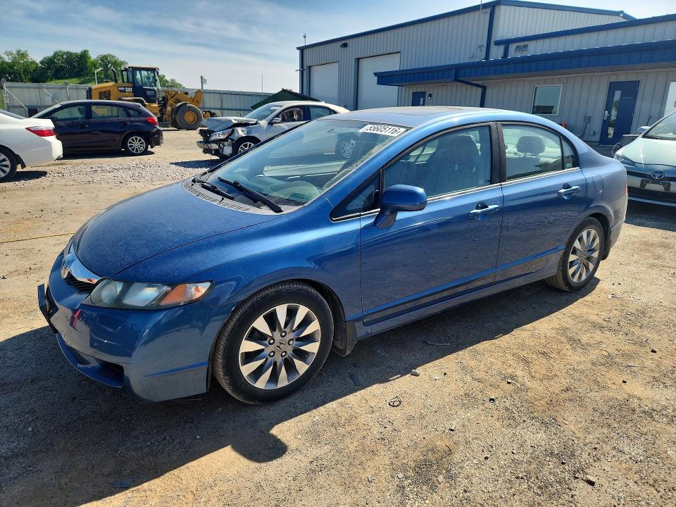 Aukcja sprzedaży 2009 Honda Civic, vin: 1HGFA16979L010038, numer aukcji: 55605116