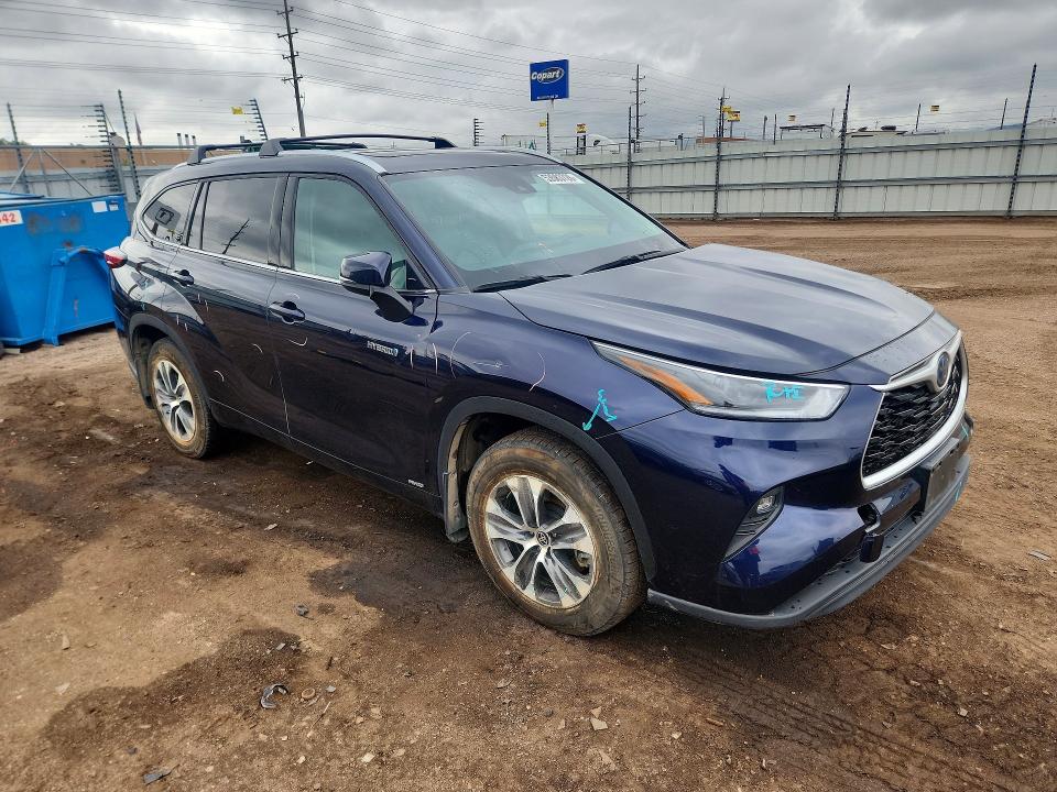 Aukcja sprzedaży 2021 Toyota Highlander, vin: 5TDHBRCH2MS531741, numer aukcji: 53583726