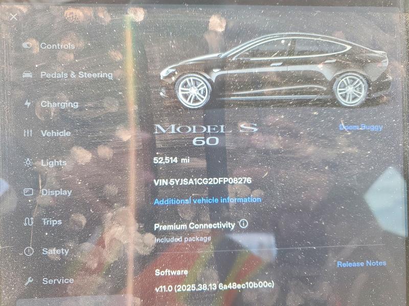 Aukcja sprzedaży 2013 Tesla Model S, vin: 5YJSA1CG2DFP08276, numer aukcji: 49087066