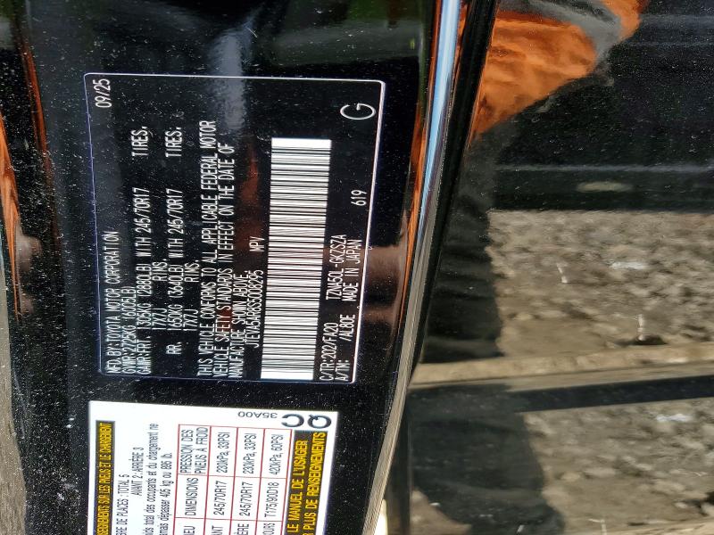 Aukcja sprzedaży 2025 Toyota 4runner, vin: JTEVA5AR8S5008295, numer aukcji: 52990486