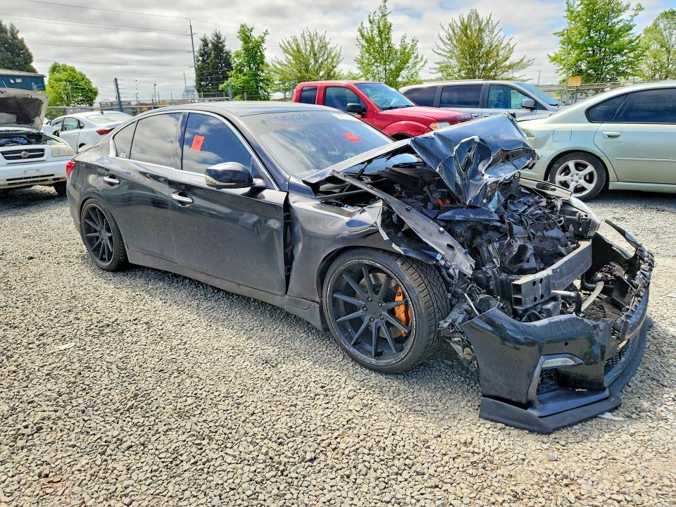 2014 Infiniti Q50 მანქანა იყიდება აუქციონზე, vin: JN1BV7AP2EM671526, აუქციონის ნომერი: 50979246