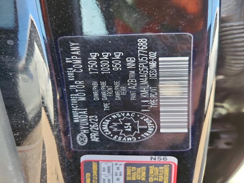 Aukcja sprzedaży 2023 Hyundai Elantra, vin: KMHLM4AG5PU577688, numer aukcji: 53518276