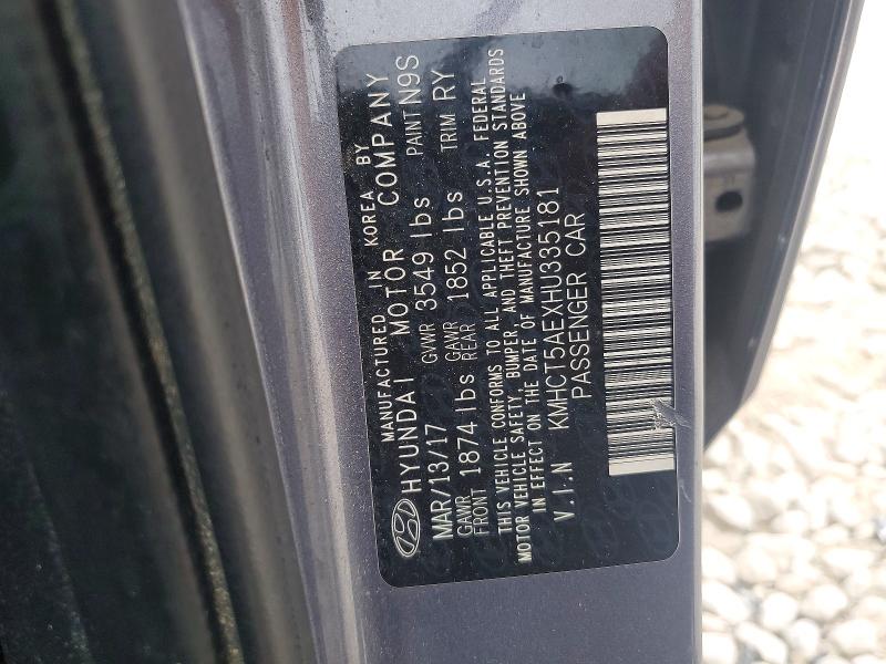 Продаж на аукціоні авто 2017 Hyundai Accent, vin: KMHCT5AEXHU335181, номер лоту: 53994026
