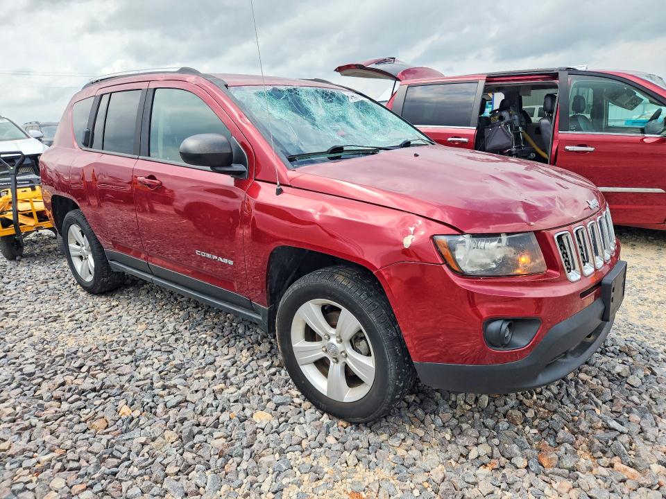 2014 Jeep Compass მანქანა იყიდება აუქციონზე, vin: 1C4NJCBB7ED624137, აუქციონის ნომერი: 54205976