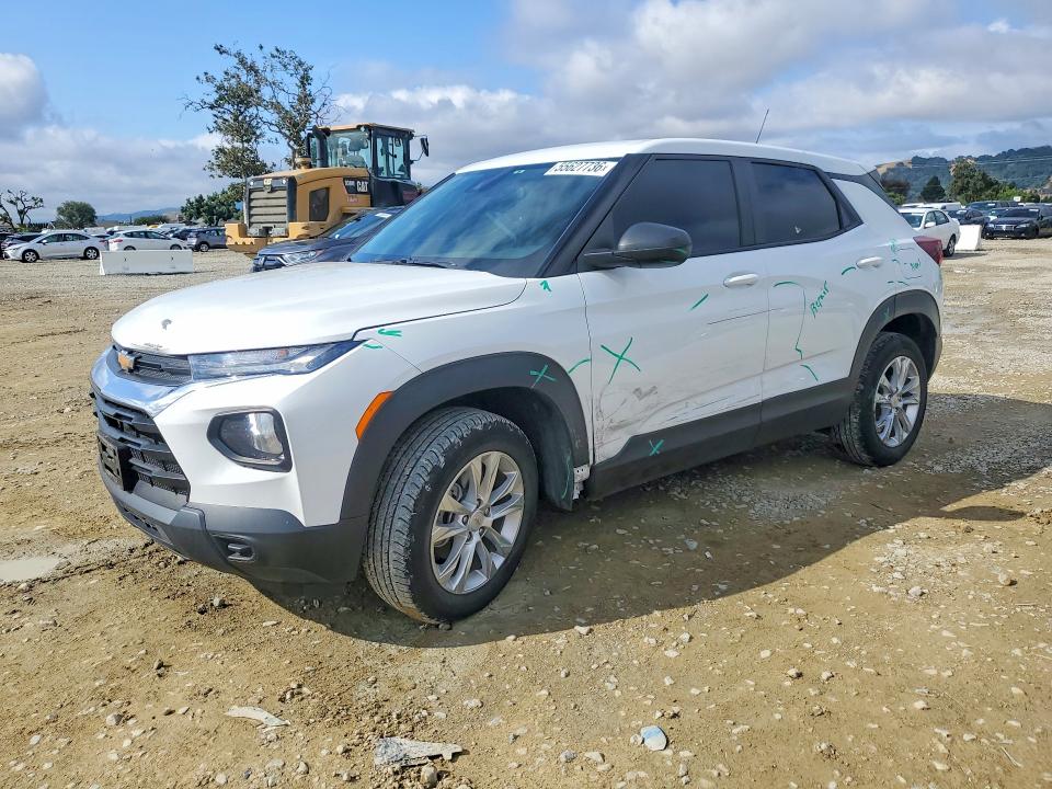 2022 Chevrolet Trailblazer მანქანა იყიდება აუქციონზე, vin: KL79MNSL3NB084520, აუქციონის ნომერი: 55627736