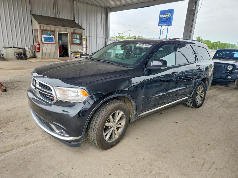 2015 Dodge Durango მანქანა იყიდება აუქციონზე, vin: 1C4RDJDG5FC843059, აუქციონის ნომერი: 55017406