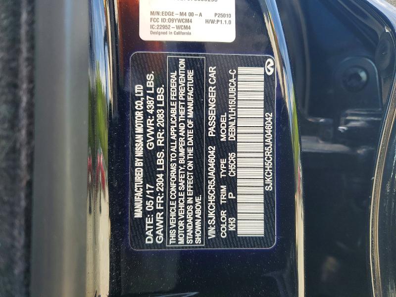 52226866 :رقم المزاد ، SJKCH5CR5JA046042 vin ، 2018 Infiniti Qx30 مزاد بيع