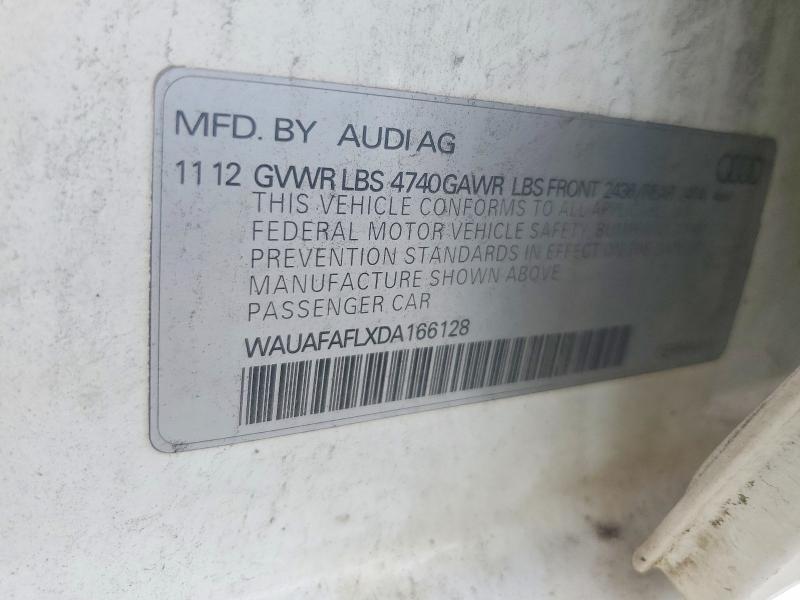 Продажа на аукционе авто 2013 Audi A4, vin: WAUAFAFLXDA166128, номер лота: 55019416
