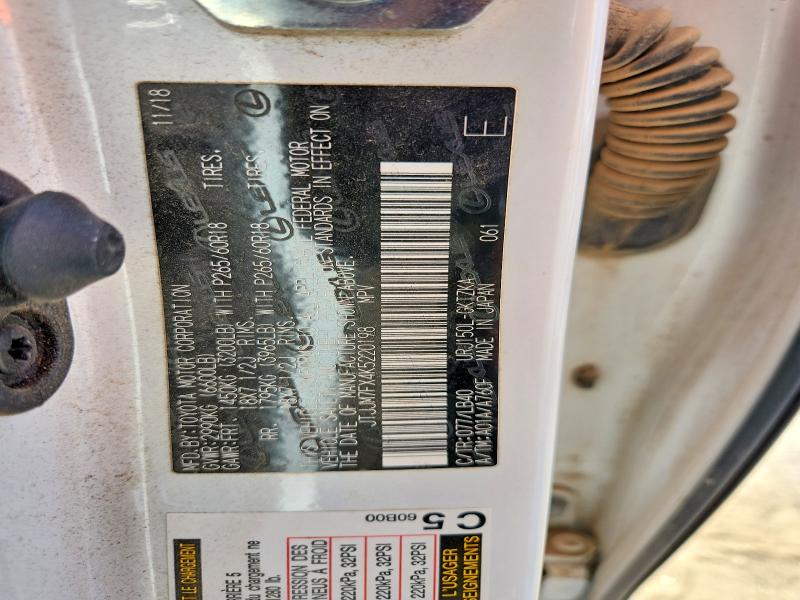 Aukcja sprzedaży 2019 Lexus Gx, vin: JTJJM7FX4K5220198, numer aukcji: 53715506