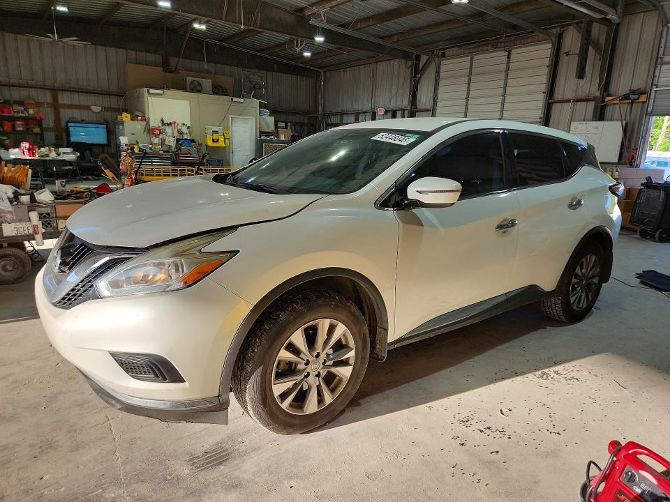 2016 Nissan Murano მანქანა იყიდება აუქციონზე, vin: 5N1AZ2MG2GN126821, აუქციონის ნომერი: 52448046