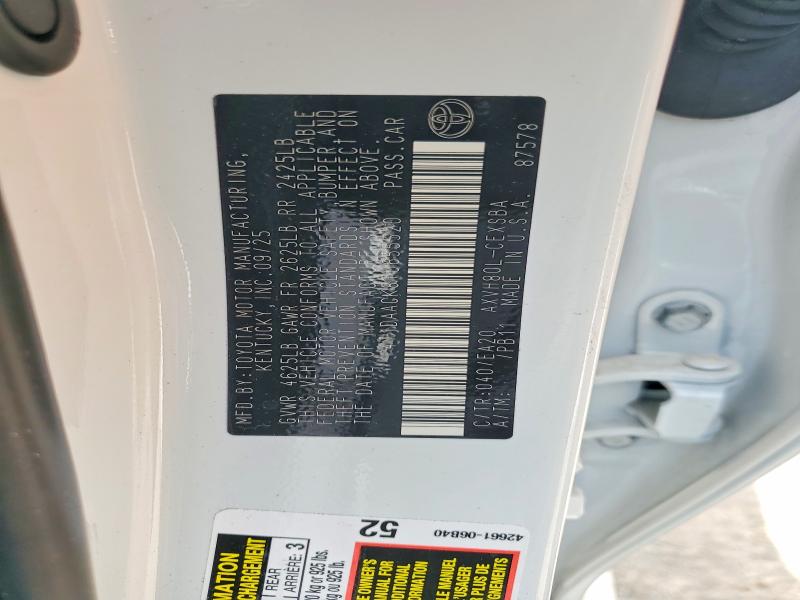 Aukcja sprzedaży 2026 Toyota Camry, vin: 4T1DAACK8TU655520, numer aukcji: 52473736