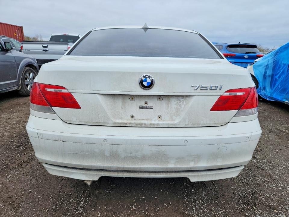 2008 Bmw 750 მანქანა იყიდება აუქციონზე, vin: WBAHL83518DT11745, აუქციონის ნომერი: 49752596