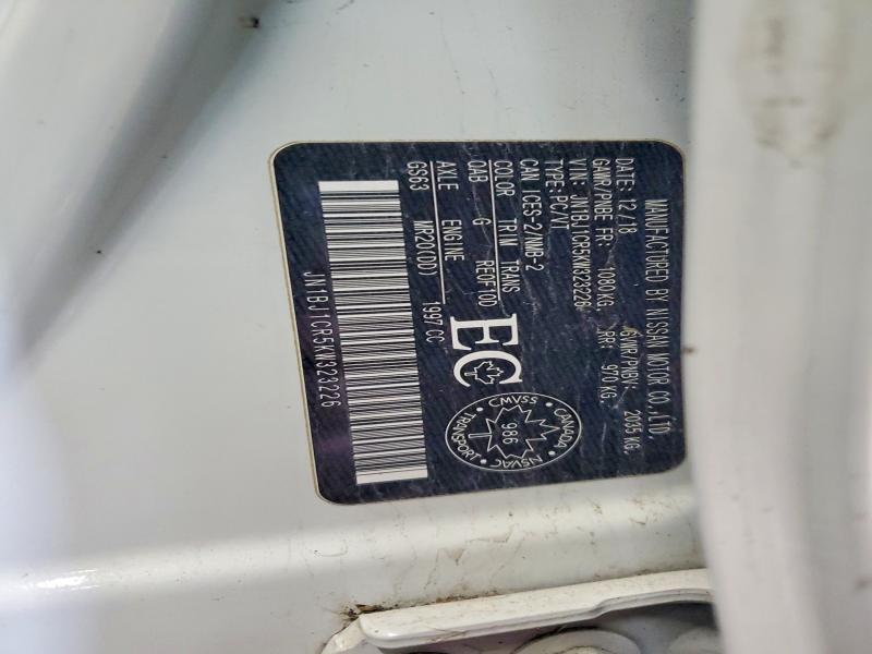 Продаж на аукціоні авто 2019 Nissan Qashqai, vin: JN1BJ1CR5KW323226, номер лоту: 51876906