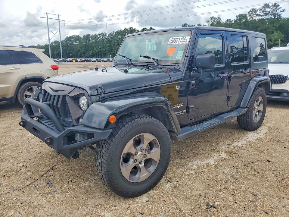 Продажа на аукционе авто 2017 Jeep Wrangler Unlimited, vin: 1C4BJWEG8HL600306, номер лота: 53921136