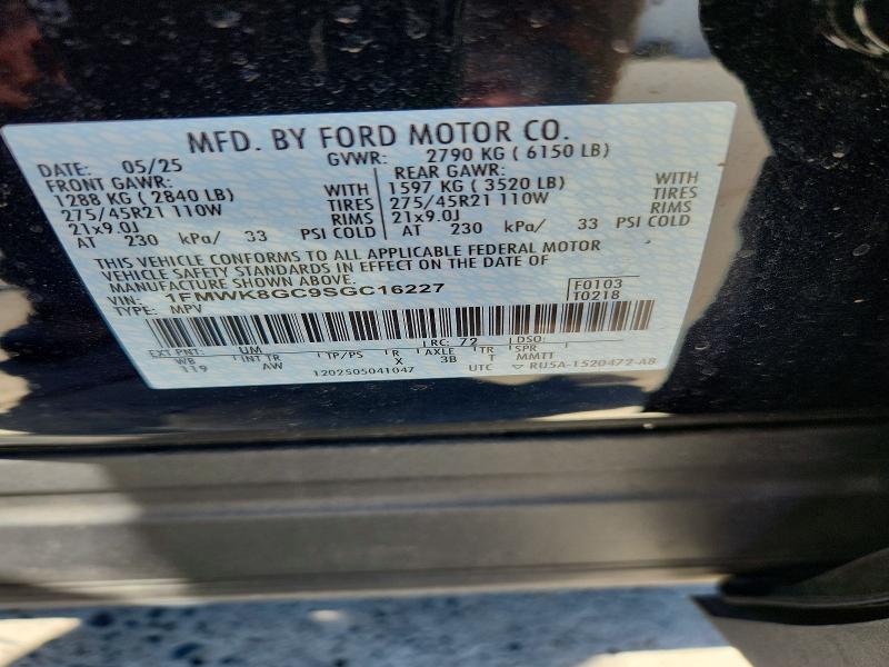 Продажа на аукционе авто 2025 Ford Explorer, vin: 1FMWK8GC9SGC16227, номер лота: 54104136