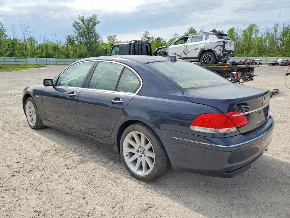 2006 Bmw 750 მანქანა იყიდება აუქციონზე, vin: WBAHL83576DT02058, აუქციონის ნომერი: 54547236