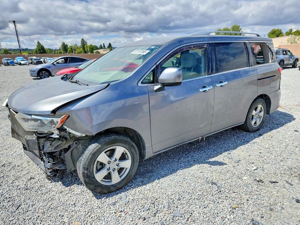 2017 Nissan Quest მანქანა იყიდება აუქციონზე, vin: JN8AE2KP7H9165597, აუქციონის ნომერი: 55197566