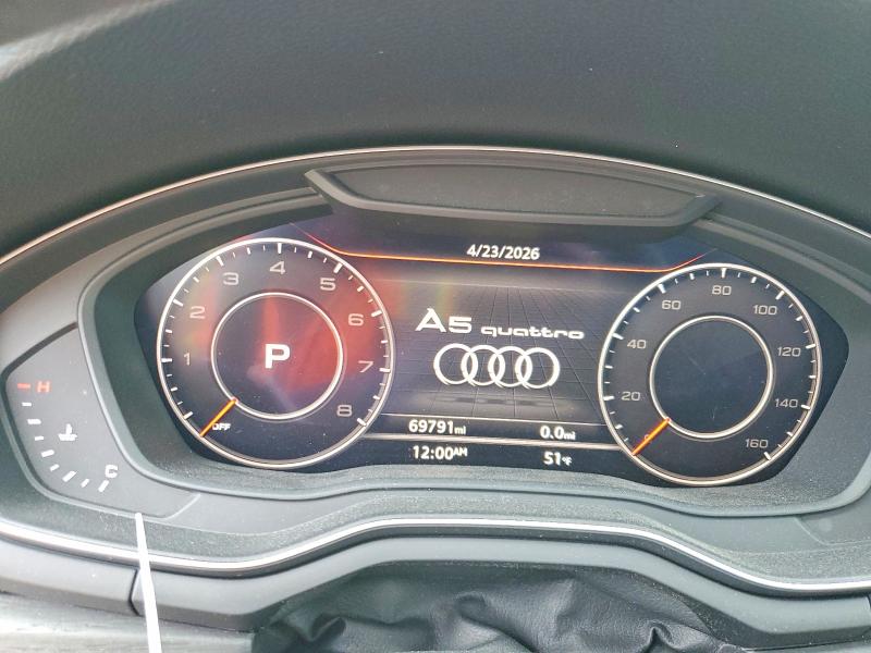 Продаж на аукціоні авто 2018 Audi A5, vin: WAUENCF53JA084027, номер лоту: 51859536