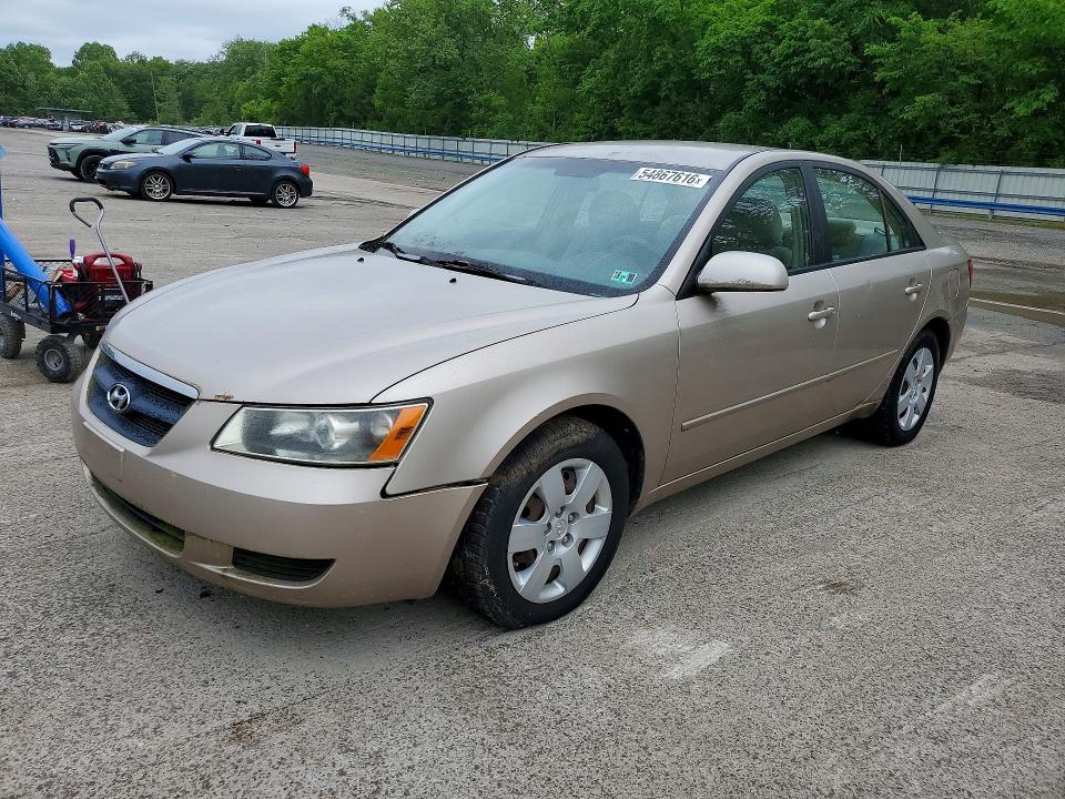 2007 Hyundai Sonata მანქანა იყიდება აუქციონზე, vin: 5NPET46CX7H290184, აუქციონის ნომერი: 54867616