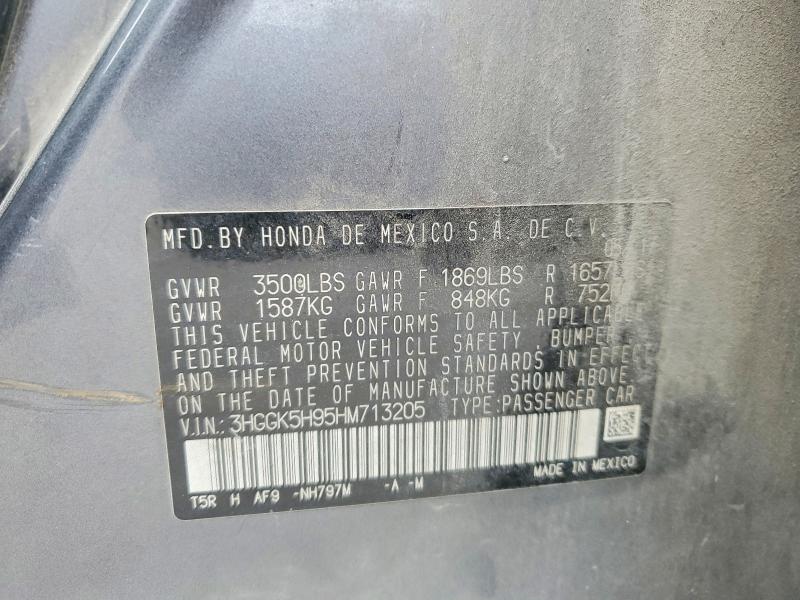 52973406 :رقم المزاد ، 3HGGK5H95HM713205 vin ، 2017 Honda Fit مزاد بيع