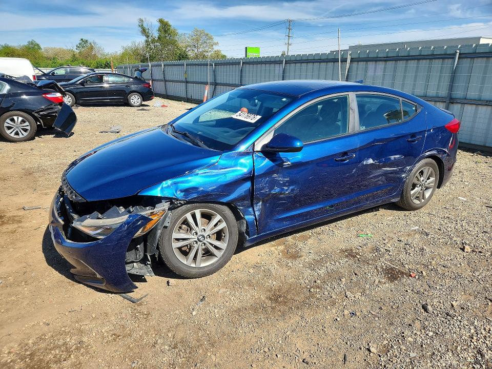 2017 Hyundai Elantra მანქანა იყიდება აუქციონზე, vin: 5NPD84LF9HH156618, აუქციონის ნომერი: 54176976