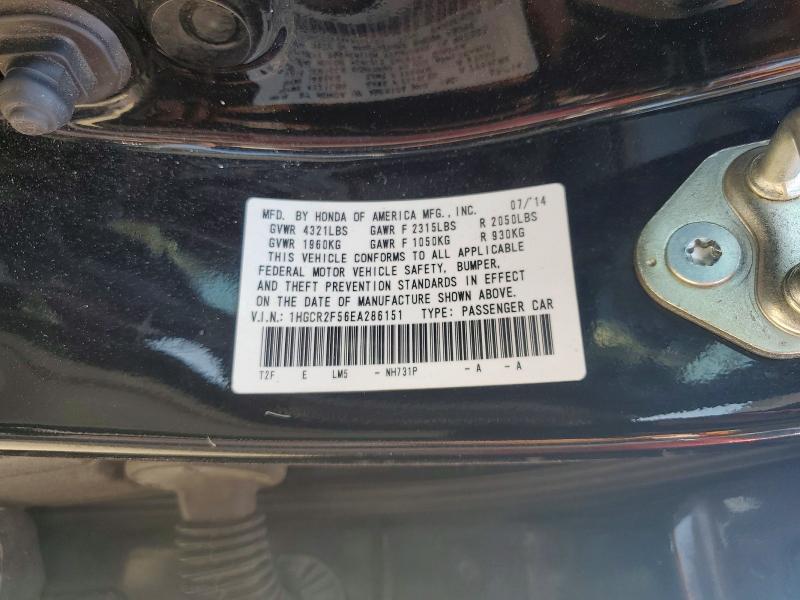 Продаж на аукціоні авто 2014 Honda Accord, vin: 1HGCR2F56EA286151, номер лоту: 51787596