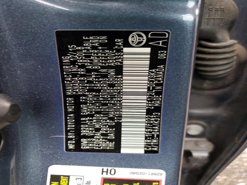 Продаж на аукціоні авто 2016 Toyota Corolla, vin: 2T1BURHE8GC580664, номер лоту: 54403926