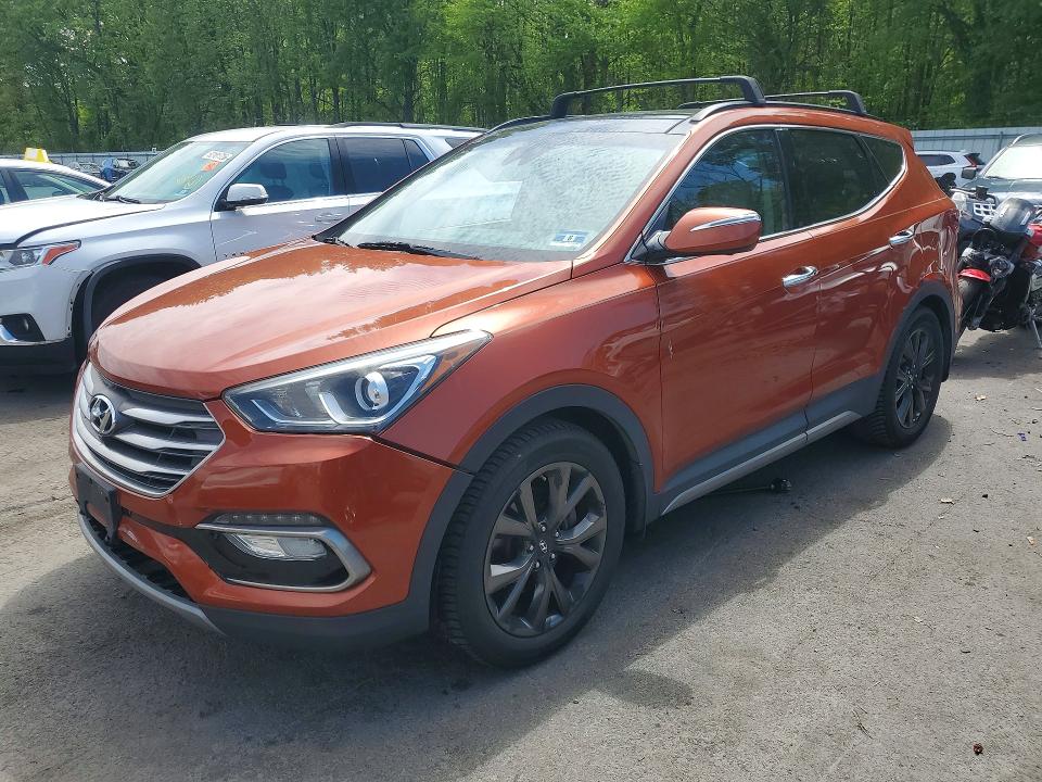 2017 Hyundai Santa Fe Sport მანქანა იყიდება აუქციონზე, vin: 5XYZWDLA9HG407712, აუქციონის ნომერი: 52995996