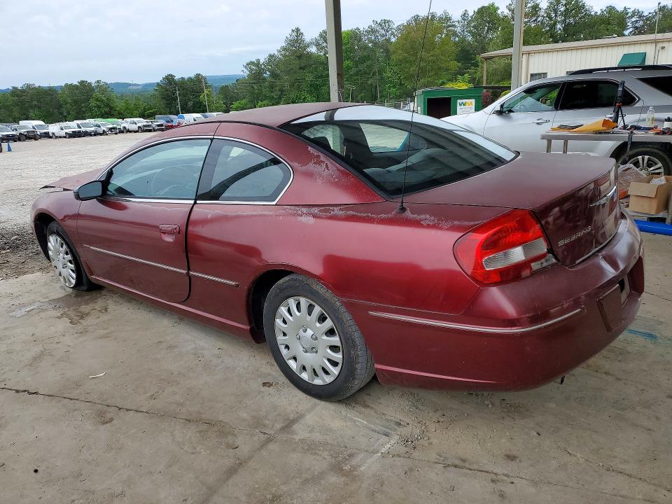 Продаж на аукціоні авто 2003 Chrysler Sebring, vin: 4C3AG42G03E180589, номер лоту: 52803336