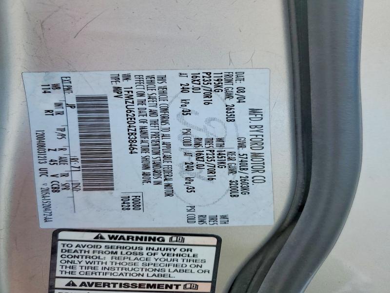 2004 Ford Explorer მანქანა იყიდება აუქციონზე, vin: 1FMZU62E04ZB38464, აუქციონის ნომერი: 55399476