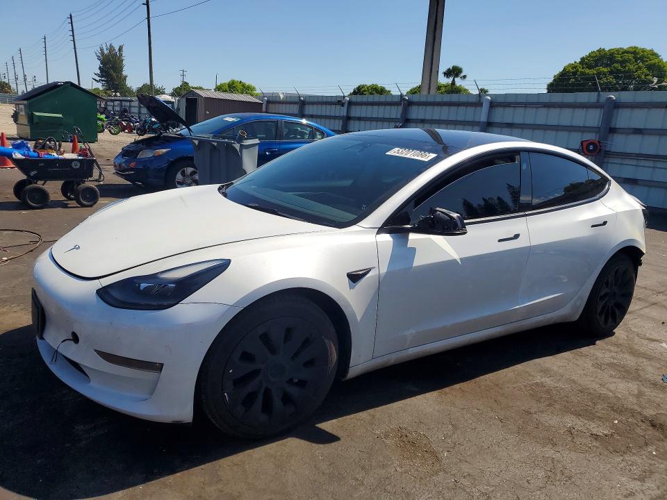 2023 Tesla Model 3 მანქანა იყიდება აუქციონზე, vin: 5YJ3E1EB6PF393626, აუქციონის ნომერი: 53201086