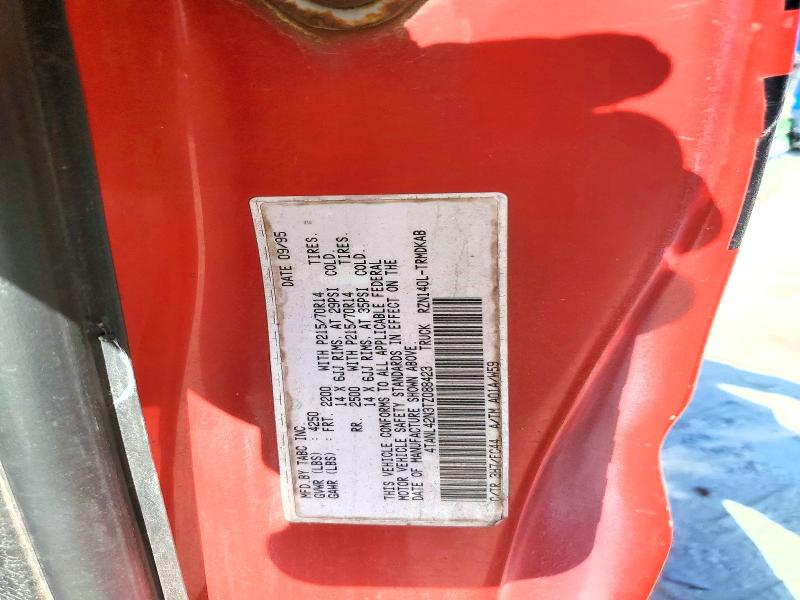 Продажа на аукционе авто 1996 Toyota Tacoma, vin: 4TANL42N3TZ088423, номер лота: 54148936