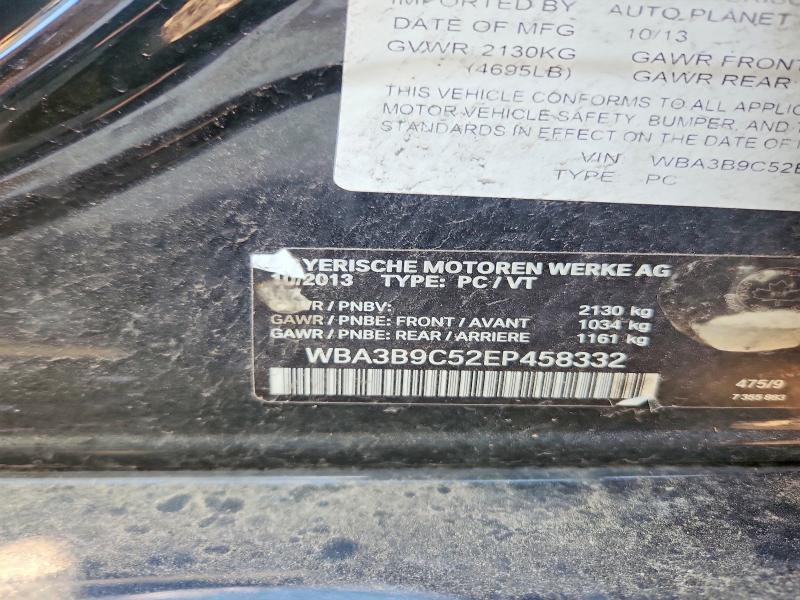 54066856 :رقم المزاد ، WBA3B9C52EP458332 vin ، 2014 Bmw 335 مزاد بيع
