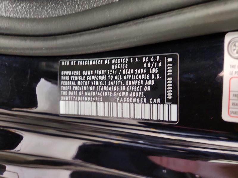 Продажа на аукционе авто 2015 Volkswagen Gti, vin: 3VWTT7AU6FM034719, номер лота: 53561946
