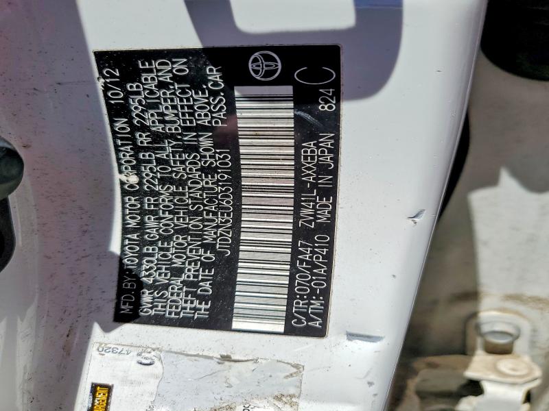 Auction sale of the 2013 Toyota Prius V, vin: JTDZN3EU6D3191031, lot number: 52736056