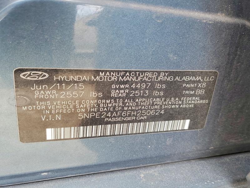 Aukcja sprzedaży 2015 Hyundai Sonata, vin: 5NPE24AF6FH250624, numer aukcji: 52672066