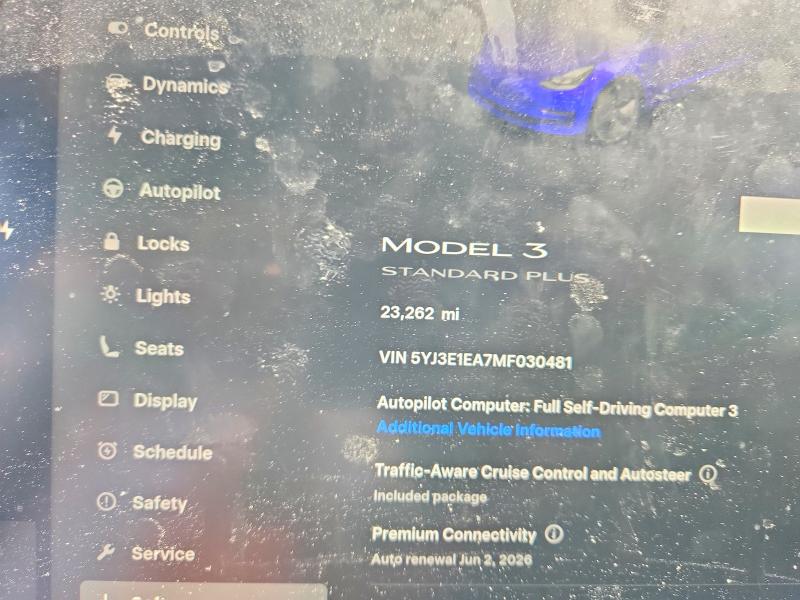 Продажа на аукционе авто 2021 Tesla Model 3, vin: 5YJ3E1EA7MF030481, номер лота: 54073116