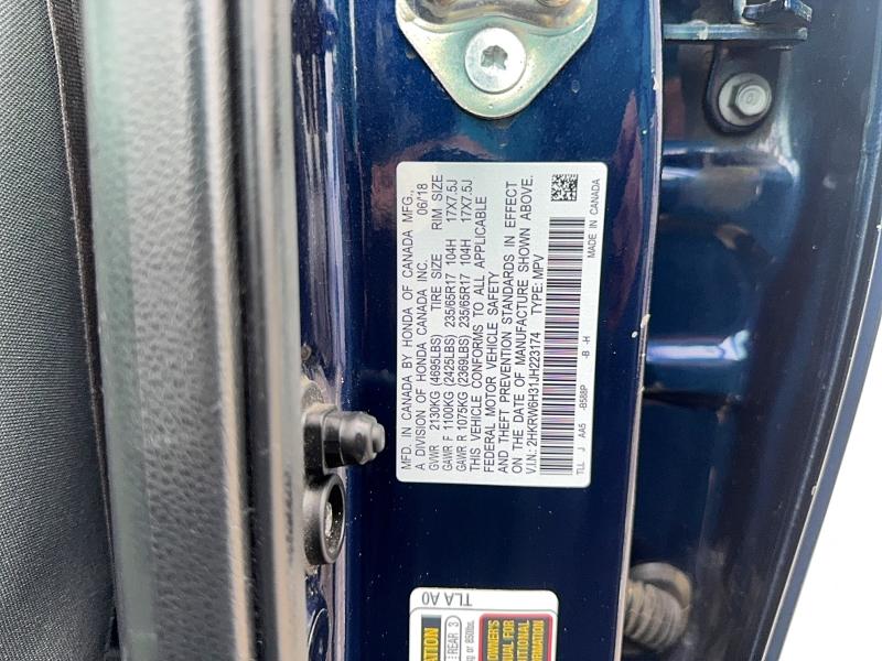 54681856 :رقم المزاد ، 2HKRW6H31JH223174 vin ، 2018 Honda Cr-v مزاد بيع