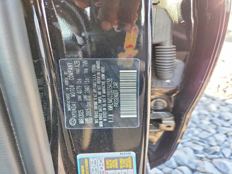 53274766 :رقم المزاد ، KMHLN4DJ2SU154158 vin ، 2025 Hyundai Elantra مزاد بيع